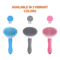 Simple Style Pp Stainless Steel Solid Color Pet Grooming Tools main image 3