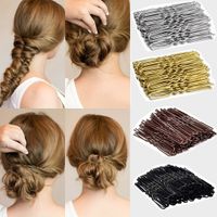 Simple Style Solid Color Metal Plating Hair Clip main image 1