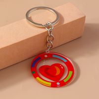 Romantic Heart Shape Zinc Alloy Valentine's Day Keychain main image 8