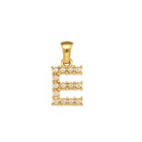 1 Piece Stainless Steel Artificial Pearls Zircon 18K Gold Plated Inlay Polished Pendant sku image 24