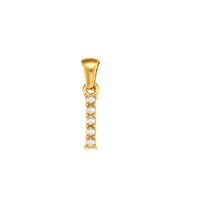 1 Piece Stainless Steel Artificial Pearls Zircon 18K Gold Plated Inlay Polished Pendant sku image 28