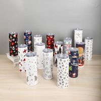 Christmas Vacation Cartoon Stainless Steel Water Bottles 1 Piece main image 1