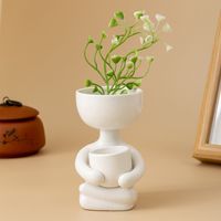 Classic Style Solid Color Ceramics Vase Artificial Decorations main image 5