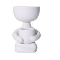 Classic Style Solid Color Ceramics Vase Artificial Decorations sku image 3