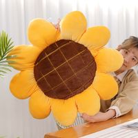 Pastoral Sunflower Pp Cotton Throw Pillow sku image 2