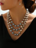 Simple Style Classic Style Round Plastic Beaded Women's Jewelry Set main image 8