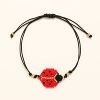 Vintage Style Devil's Eye Heart Shape Crown Seed Bead Women's Bracelets sku image 29