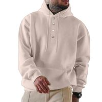 Men's Solid Color Classic Style Streetwear Long Sleeve Loose Hooded main image 2