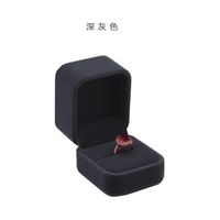 Fashion Solid Color Cloth Jewelry Boxes sku image 11