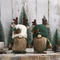 Christmas Cute Cartoon Character Antlers Polyester Indoor Party Festival Doll main image 1