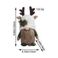 Christmas Cute Cartoon Character Antlers Polyester Indoor Party Festival Doll sku image 2