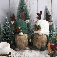 Christmas Cute Cartoon Character Antlers Polyester Indoor Party Festival Doll main image 4