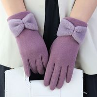 Women's Simple Style Solid Color Gloves 1 Pair main image 3