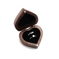 Elegant Heart Shape Wood Jewelry Boxes main image 4