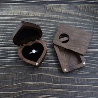 Elegant Heart Shape Wood Jewelry Boxes main image 1