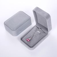 Simple Style Classic Style Solid Color Plastic Jewelry Boxes main image 4