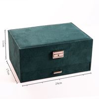 Simple Style Classic Style Solid Color Composite Material Jewelry Boxes main image 3