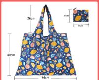 Cute Pastoral Flower Polyester Composite Needle Punched Cotton Shopping Bags main image 2