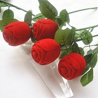 Elegant Romantic Rose Plastic Jewelry Boxes main image 3