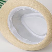 Unisex Pastoral Coconut Tree Printing Crimping Fedora Hat main image 2