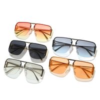 Classic Style Geometric Pc Square Full Frame Men's Sunglasses main image 2