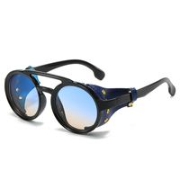 Streetwear Geometric Pc Round Frame Full Frame Men's Sunglasses sku image 4