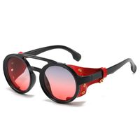 Streetwear Geometric Pc Round Frame Full Frame Men's Sunglasses sku image 2