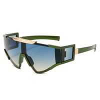 Modern Style Geometric Pc Special-shaped Mirror Full Frame Sports Sunglasses sku image 3