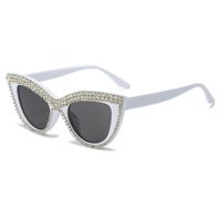 Elegant Lady Geometric Pc Cat Eye Diamond Full Frame Women's Sunglasses sku image 5