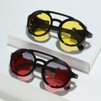 Streetwear Geometric Pc Round Frame Full Frame Men's Sunglasses main image 6
