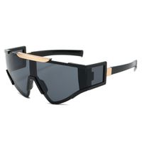 Modern Style Geometric Pc Special-shaped Mirror Full Frame Sports Sunglasses sku image 1