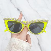 Elegant Lady Geometric Pc Cat Eye Diamond Full Frame Women's Sunglasses main image 4