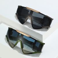 Modern Style Geometric Pc Special-shaped Mirror Full Frame Sports Sunglasses main image 1