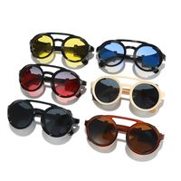 Streetwear Geometric Pc Round Frame Full Frame Men's Sunglasses main image 2
