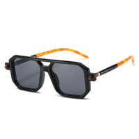 Basic Streetwear Geometric Ac Square Full Frame Men's Sunglasses sku image 2