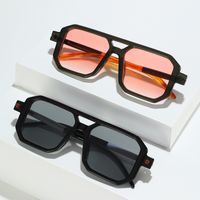 Basic Streetwear Geometric Ac Square Full Frame Men's Sunglasses main image 3