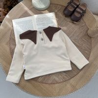 Classique Couleur Unie Coton T-shirts & Blouses main image 5
