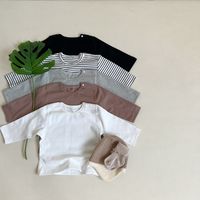 Casual Stripe Cotton T-shirts & Shirts main image 5
