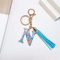 Elegant Streetwear Letter Pu Leather Alloy Women's Bag Pendant Keychain sku image 40