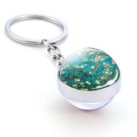 Elegant Artistic Starry Sky Metal Unisex Bag Pendant Keychain main image 2