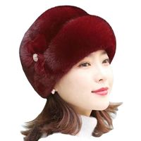 Women's Retro Simple Style Solid Color Rhinestone Eaveless Felt Hat main image 4
