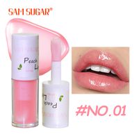 Cute Solid Color Plastic Lip Gloss sku image 1