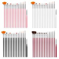 Simple Style Solid Color Plastic Nail Pen 1 Set main image 1