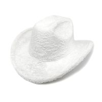Unisex Cowboy Style Simple Style Solid Color Wide Eaves Fedora Hat main image 1
