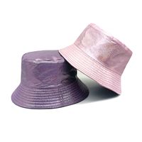 Women's Hip-hop Retro Colorful Wide Eaves Bucket Hat main image 3