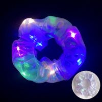 Novelty Solid Color Artificial Crystal Luminous Hair Tie 1 Piece sku image 23