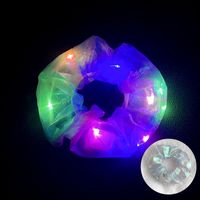 Neuheit Einfarbig Künstlicher Kristall Leuchtend Haargummi 1 Stück sku image 18