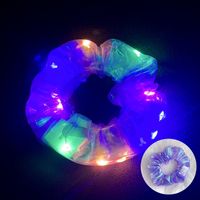 Novelty Solid Color Artificial Crystal Luminous Hair Tie 1 Piece sku image 15