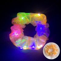 Novelty Solid Color Artificial Crystal Luminous Hair Tie 1 Piece sku image 17