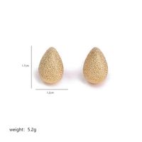 1 Pair Simple Style Commute Korean Style Moon Water Droplets Flower Copper 18K Gold Plated Silver Plated Ear Studs sku image 2